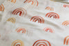 Bamboo Cotton Swaddle - Rust Rainbow